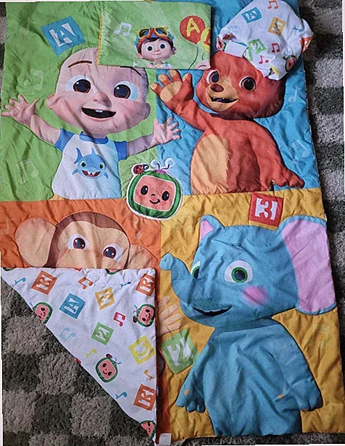 Cocomelon Toddler Bed Comforter Bed Set-unisex