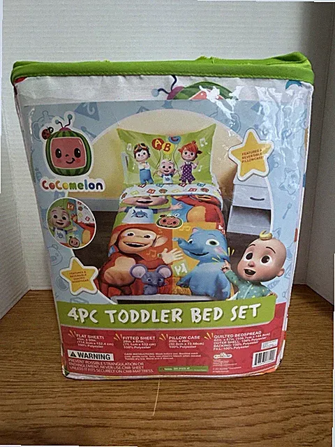 Cocomelon toddler bed sheet set