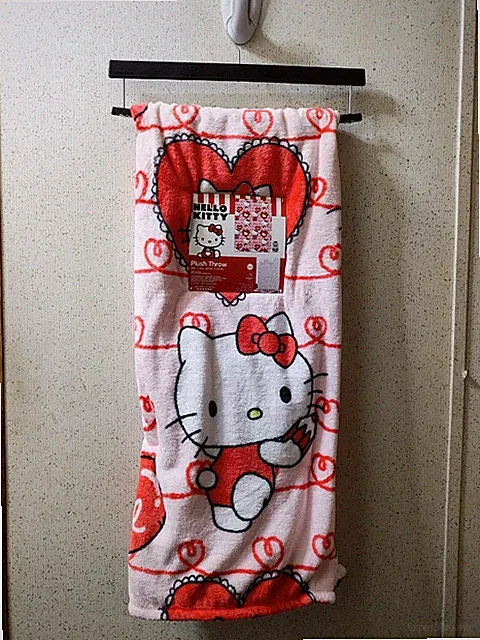 Hello Kitty Valentine's Throw Blanket Heart Love Pencil 50x60" Jay Franco 2025