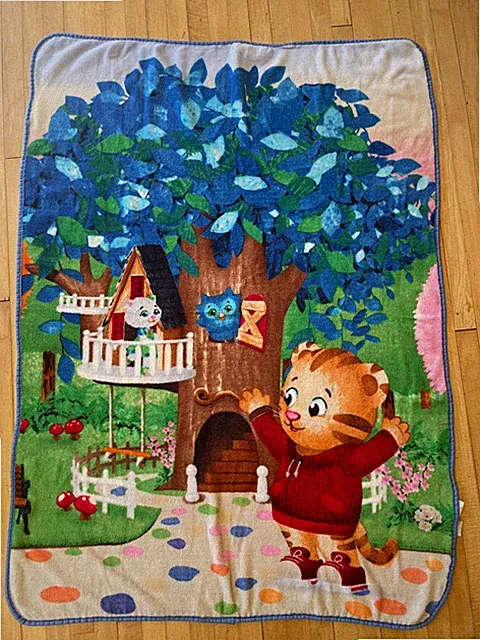 Jay Franco Daniel Tiger Neighborhood Plush Blanket Baby Kids 44x60