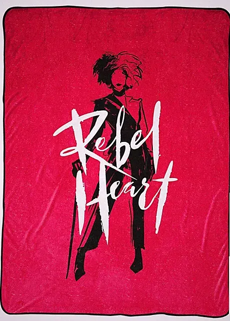 Jay Franco Disney Cruella Rebel Heart Blanket, 62x90 Inches, Kids Bedding