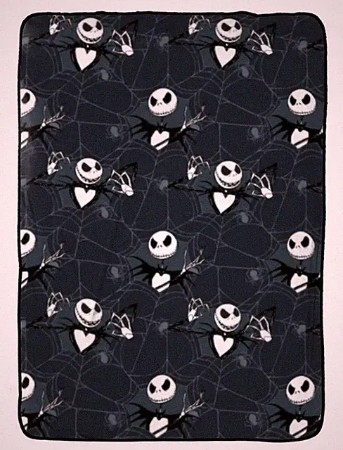 Jay Franco Disney Nightmare Before Christmas Blanket Measures 62 x 90 inches...