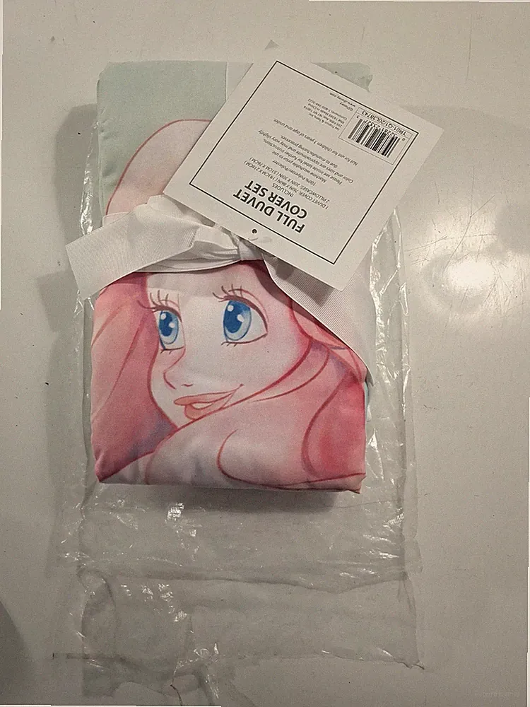 Jay Franco Disney The Little Mermaid Rainbow Full Duvet Cover & Pillowcase Set