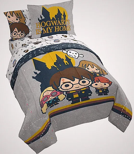 Jay Franco Harry Potter Charms Twin 5 Piece Bedding Set