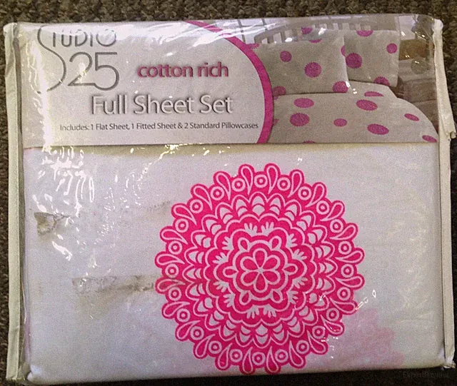 New Jay Franco Studio 25 4-Pieces Cotton Rich Full Size Sheet Set