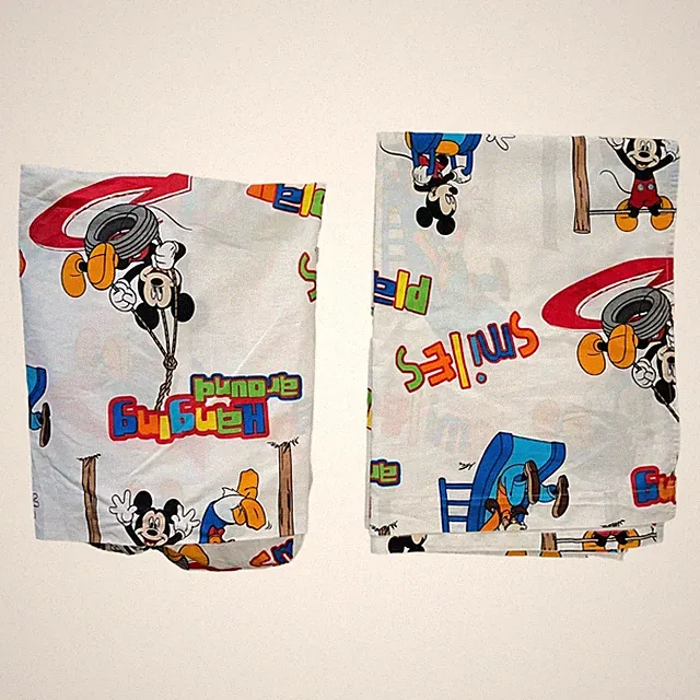 Rare Jay Franco Disney Mickey Mouse Clubhouse Twin Flat Fitted Sheets 2 Pieces