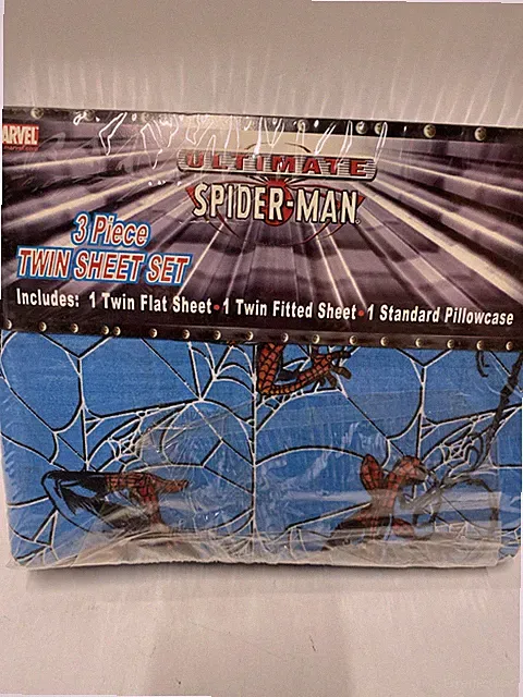 SPIDER-MAN 2003 Sheets TWIN 3-Piece Set NIP Jay Franco